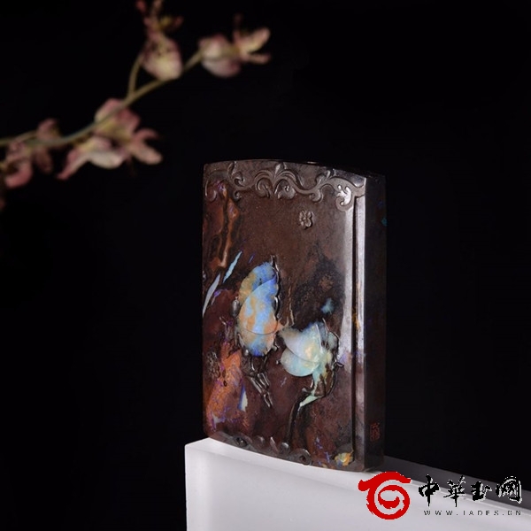 欧泊挂件/赏牌——蝴蝶仙子
