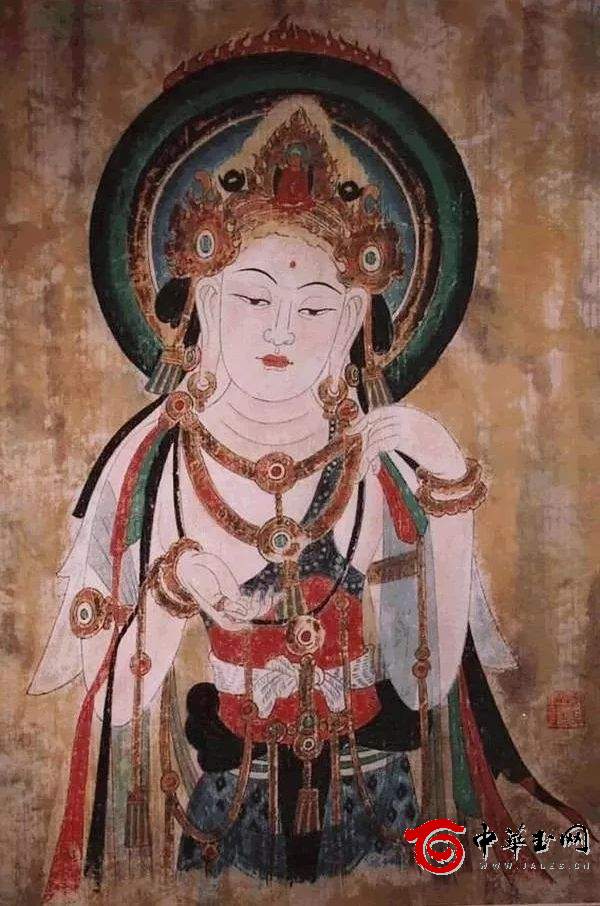 敦煌壁画中像中的头光