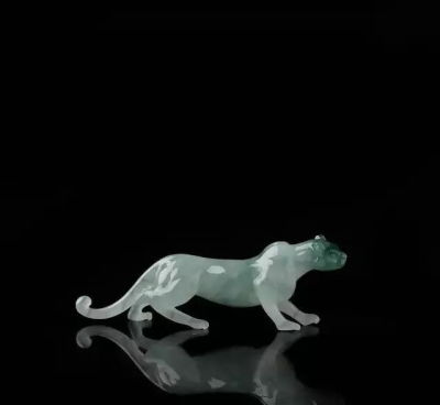 海量活灵活现猎豹玉雕作品雅赏