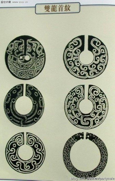 中国古代玉器拓纹（纹饰拓图）分类欣赏