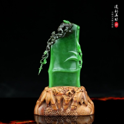 璞钰工坊 | 王朝杰碧玉玉雕作品