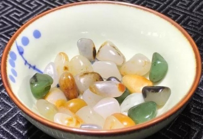 各种皮色汤圆（和田玉籽料）