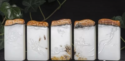 赵显志和田玉敦煌印象（五件套）