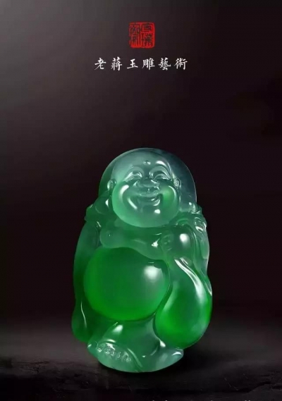 “揭阳工”之翡翠佛公系列:大肚容天下，量大福亦大