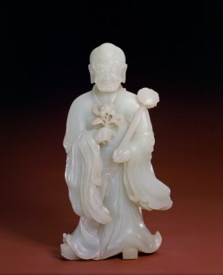 清代玉器青玉罗汉