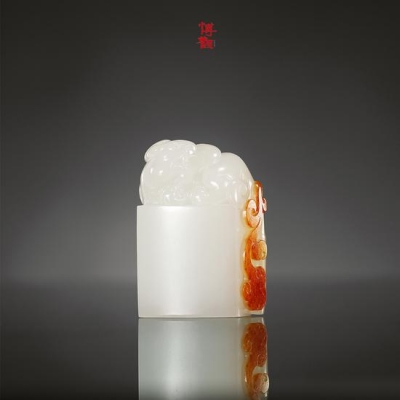 顾忠华和田玉籽料印章