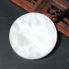 精美透水独玉圆牌