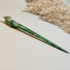 独山玉天蓝有凤来仪玉簪