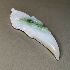 独山玉绿白龙牙