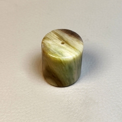 独山玉酱条纹黄色路路通